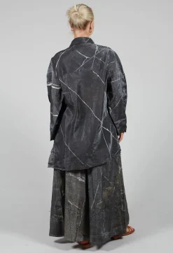 La Vaca Loca Shirts & Blouses^Buque Tunic in Off Black Banner