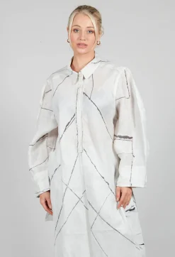 La Vaca Loca Shirts & Blouses^Buque Tunic in Off White Banner