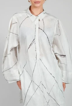 La Vaca Loca Shirts & Blouses^Buque Tunic in Off White Banner