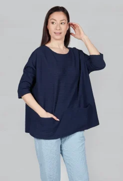 Mama B Tops^Bussola Top In Blu