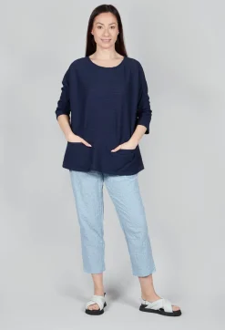 Mama B Tops^Bussola Top In Blu