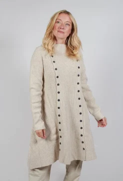 Rundholz Mainline Dresses^Button Dress in Bone Mel