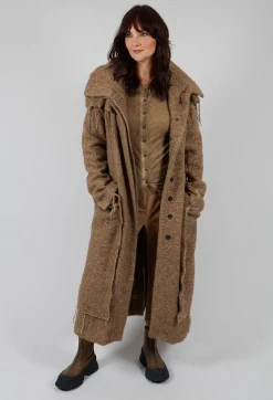 Rundholz Mainline Jackets^Button Front Top in Camel Cloud