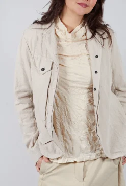 Rundholz Mainline Jackets^Button Jacket in Bone Mel