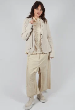 Rundholz Mainline Jackets^Button Jacket in Bone Mel