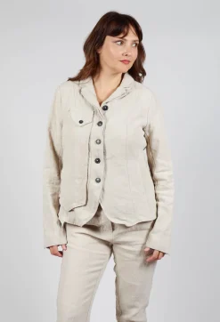 Rundholz Mainline Jackets^Button Jacket in Bone Mel