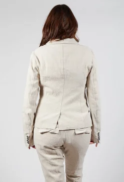 Rundholz Mainline Jackets^Button Jacket in Bone Mel