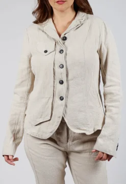 Rundholz Mainline Jackets^Button Jacket in Bone Mel