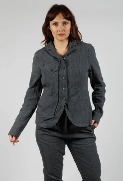 Rundholz Mainline Jackets^Button Jacket in Slate Mel