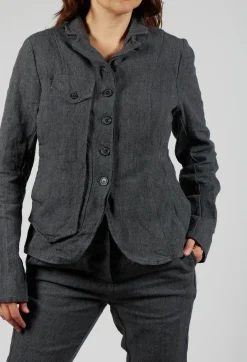 Rundholz Mainline Jackets^Button Jacket in Slate Mel
