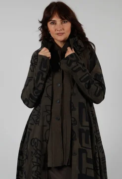 Rundholz Black Label Coats^Button Through Coat in Jungle Big Print