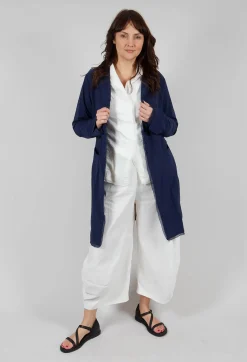 Rundholz Black Label Coats^Button Through Coat in Navy