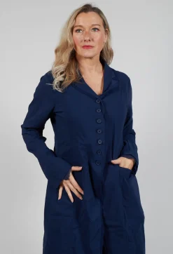 Rundholz Black Label Coats^Button Through Coat in Navy