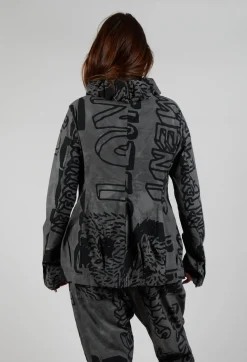 Rundholz Black Label Jackets^Button Through Jacket in Rock Big Print