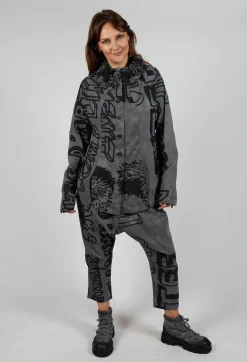 Rundholz Black Label Jackets^Button Through Jacket in Rock Big Print