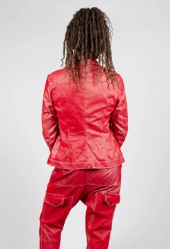 Rundholz Mainline Jackets^Button Through Jacket in Cardinal Flock