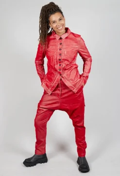 Rundholz Mainline Jackets^Button Through Jacket in Cardinal Flock