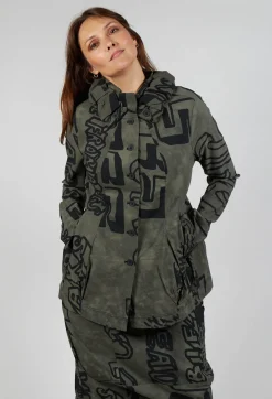 Rundholz Black Label Jackets^Button Through Jacket in Camp Big Print