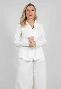 Rundholz Black Label Jackets^Button Through Jacket in Offwhite