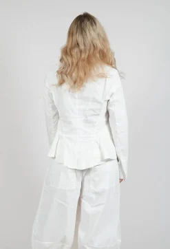 Rundholz Black Label Jackets^Button Through Jacket in Offwhite
