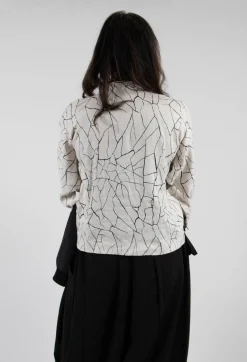 Bitte Kai Rand Jackets^Button Through Jacket with Print in White