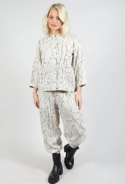 Bitte Kai Rand Jackets^Button Through Jacket with Print in White