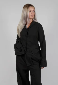 Rundholz Black Label Jackets^Button Through Jacket with Tulip Hem in Jungle Stripe