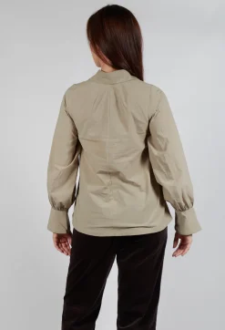 Les Filles d'Ailleurs Tops^Button Through Shirt in Beige