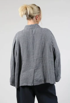 SOH Shirts & Blouses^Button Through Shirt in Navy Check