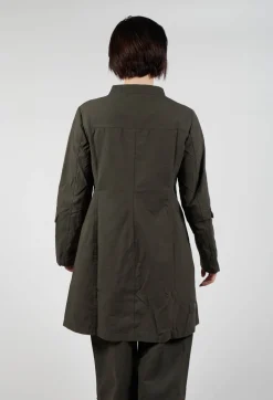 Rundholz Black Label Coats^Button Through Utility Coat in Jungle