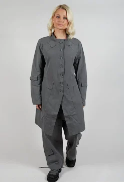 Rundholz Black Label Coats^Button Through Utility Coat in Rock