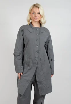 Rundholz Black Label Coats^Button Through Utility Coat in Rock