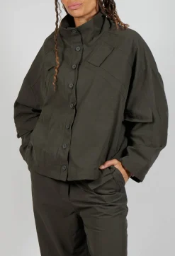 Rundholz Black Label Jackets^Button Through Utility Jacket in Jungle