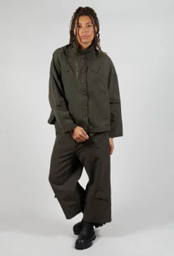 Rundholz Black Label Jackets^Button Through Utility Jacket in Jungle