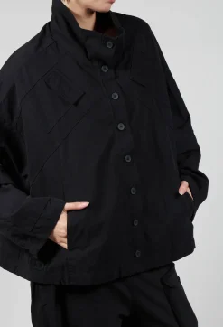 Rundholz Black Label Jackets^Button Through Utility Jacket in Black