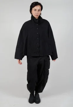 Rundholz Black Label Jackets^Button Through Utility Jacket in Black