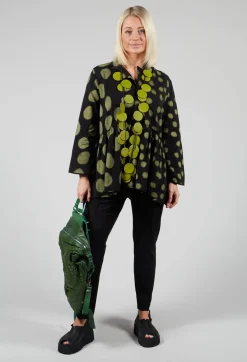 Bread and Butter Shirts & Blouses^Button Up Blouse in Yellow Pois