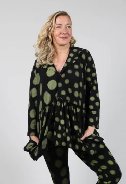 Bread and Butter Shirts & Blouses^Button Up Blouse in Yellow Pois