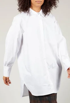 Amici Shirts & Blouses^Button Up Long Sleeve Shirt in White