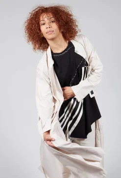 Tadashi Coats^Button Up Shirt Dress in Beige