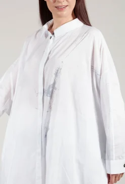 Moyuru Dresses^Button Up Shirt Dress in White