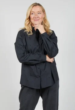 Apuntob Shirts & Blouses^Button Up Shirt in Anthracite