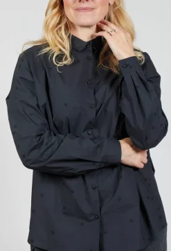 Apuntob Shirts & Blouses^Button Up Shirt in Anthracite