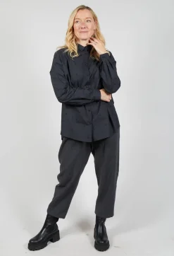 Apuntob Shirts & Blouses^Button Up Shirt in Anthracite