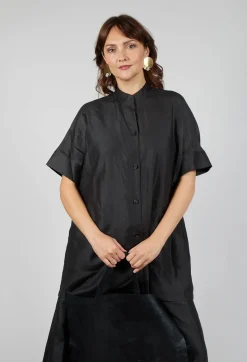 SOH Shirts & Blouses^Button Up Shirt in Black