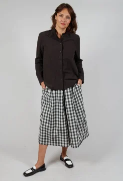 Aequamente Shirts & Blouses^Button Up Shirt in Ebano