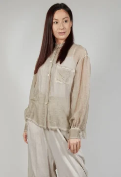 Sanctamuerte Shirts & Blouses^Button Up Shirt in Tinto Freddo Desert