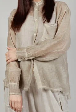 Sanctamuerte Shirts & Blouses^Button Up Shirt in Tinto Freddo Desert