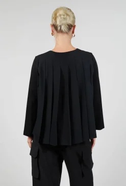 Mei Meij Jackets^Button Up Statement Jacket in Nero