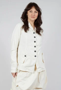 Rundholz Dip Jackets^Button-Up Jacket with Long Length Sleeves in Greige